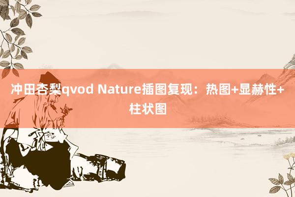 冲田杏梨qvod Nature插图复现：热图+显赫性+柱状图